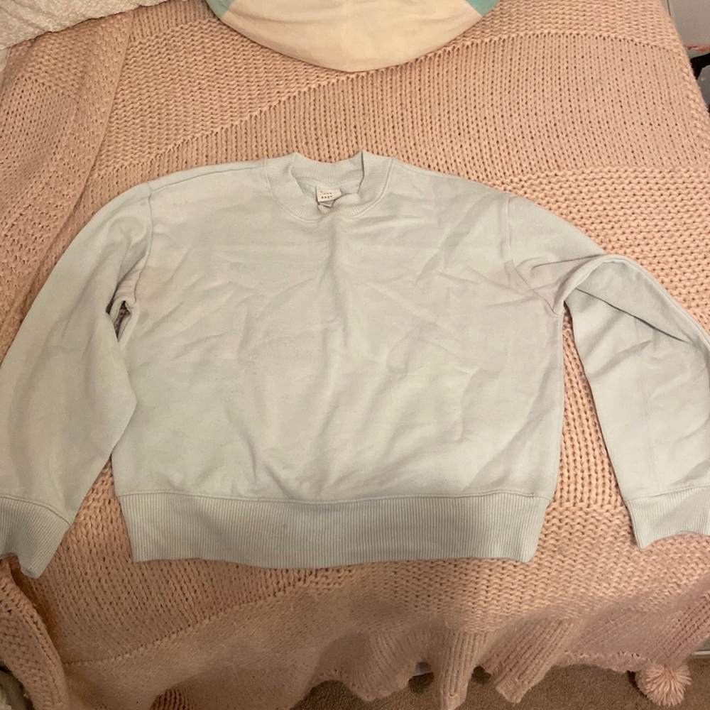 a new day Sweatshirt In Light Blue